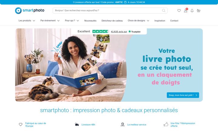 Screenshot of smartphoto.fr