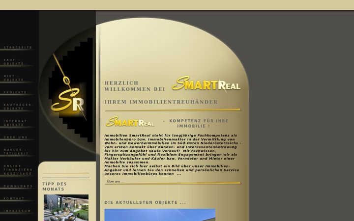 Kuvakaappaus sivustosta smartreal.at