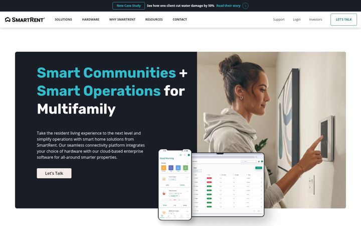 Snímek obrazovky smartrent.com
