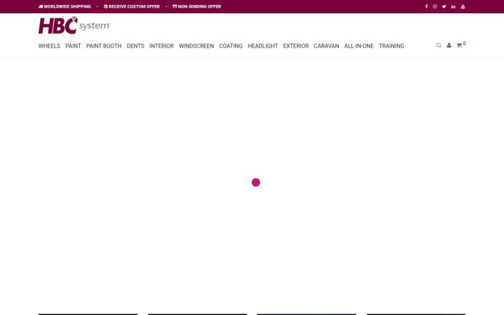 Snímek obrazovky smartrepair-shop.com