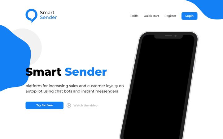 Screenshot of smartsender.com