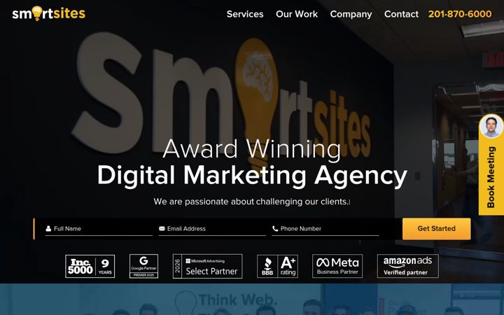 Screenshot of smartsites.com