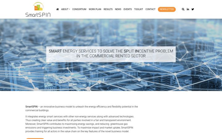 Screenshot of smartspin.eu