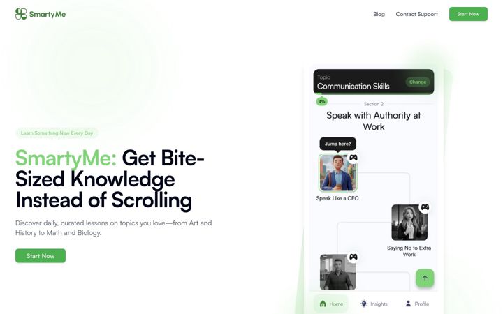 Screenshot of smartymeapp.com
