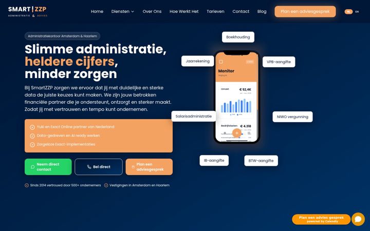Screenshot of smartzzp.nl