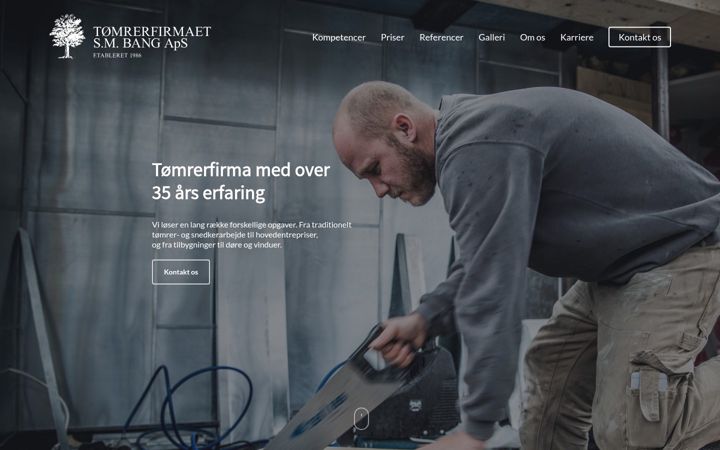 Screenshot of smbang.dk