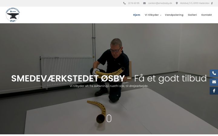 Screenshot von smedosby.dk