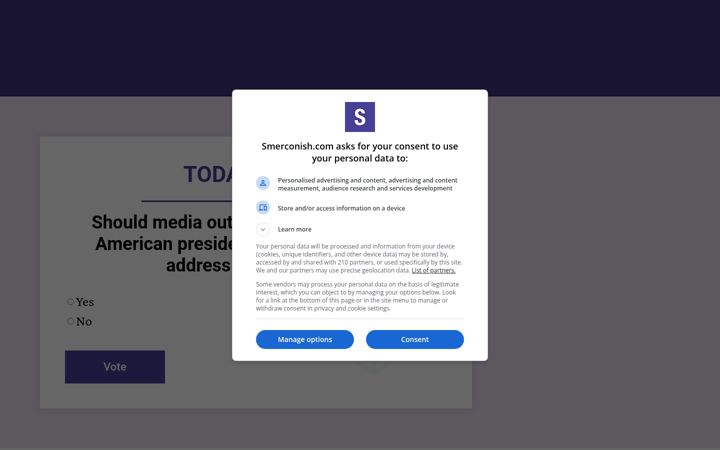 Screenshot von smerconish.com