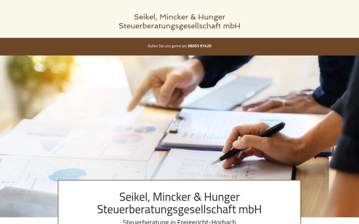 Posnetek zaslona smh-steuer.de