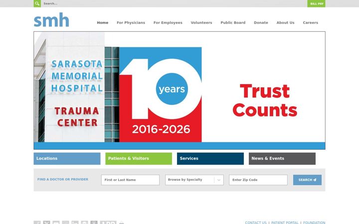 Screenshot of smh.com