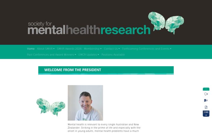 Screenshot of smhr.org.au