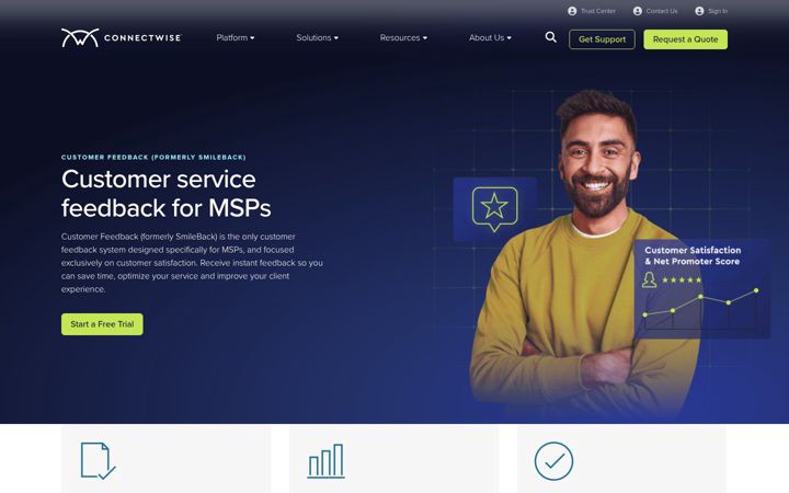 Screenshot of smileback.com