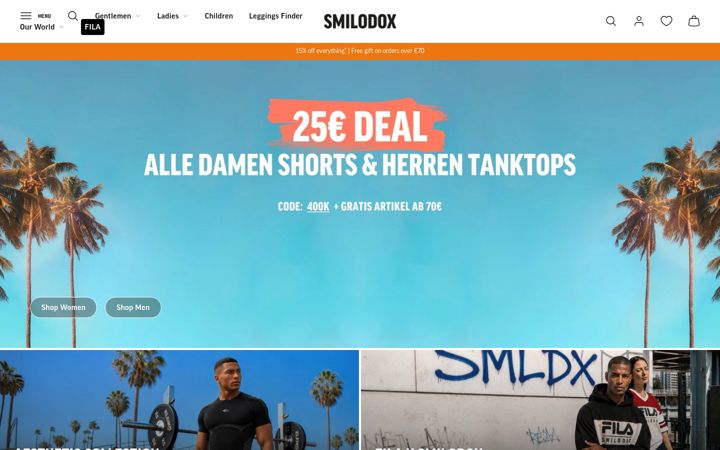 Captura de ecrã de smilodox.com