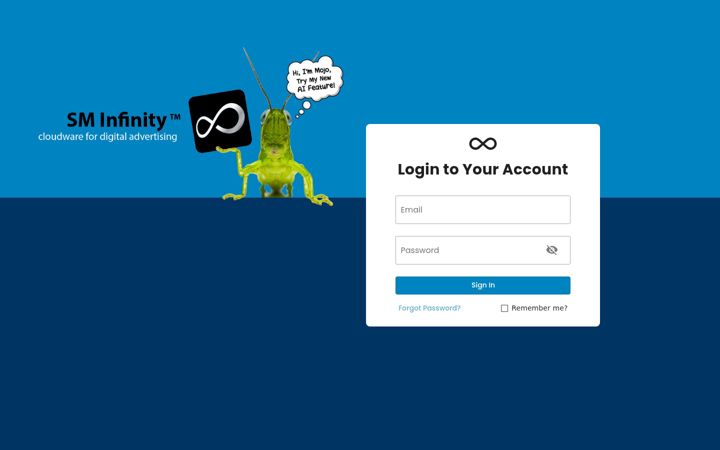 Screenshot of sminfinity.com