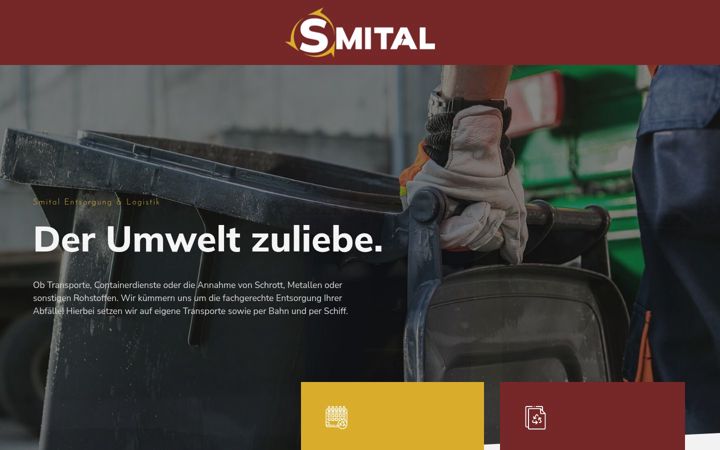 Skjermbilde av smital.de