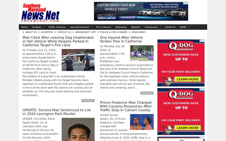 Screenshot of smnewsnet.com