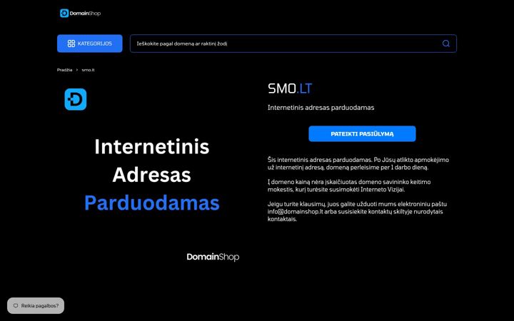 Posnetek zaslona smo.lt