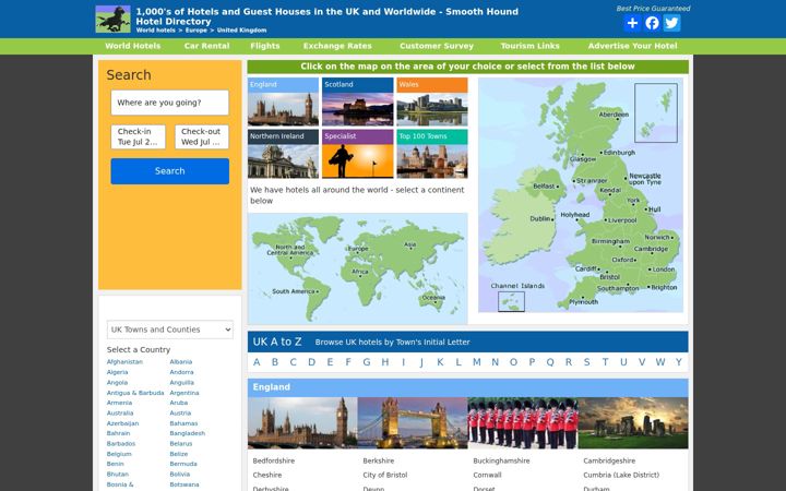 Screenshot of smoothhound.co.uk