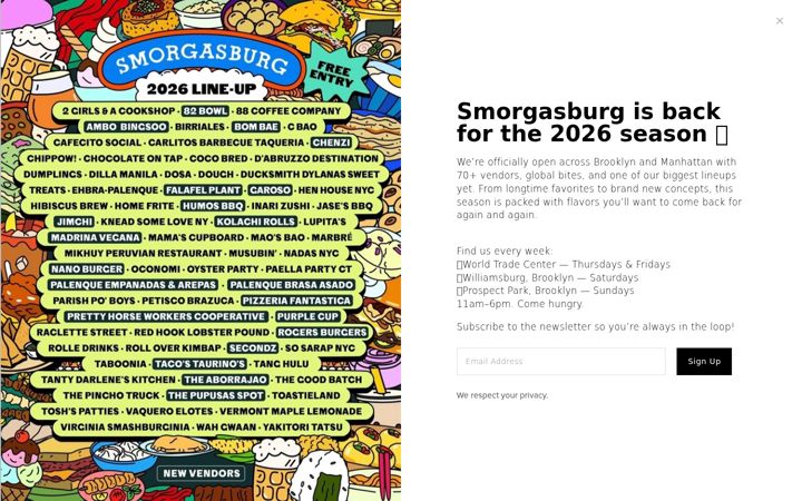 Screenshot of smorgasburg.com