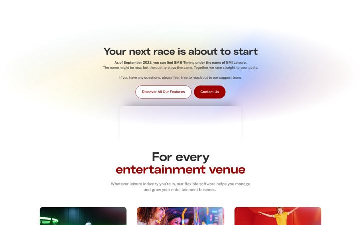 Screenshot of sms-timing.com
