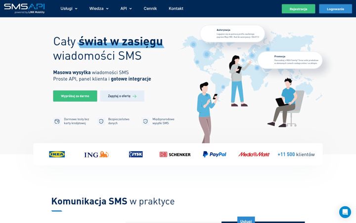Screenshot of smsapi.pl