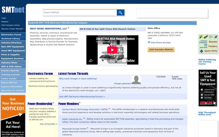 Screenshot van smtnet.com
