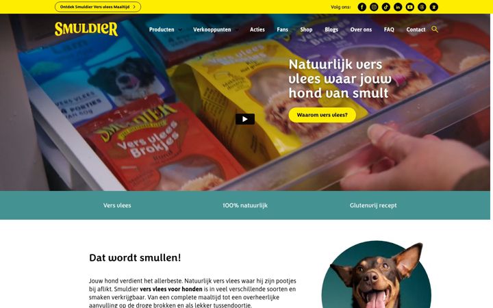 Snímek obrazovky smuldier.nl