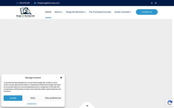 Screenshot von snaglistsurveys.com