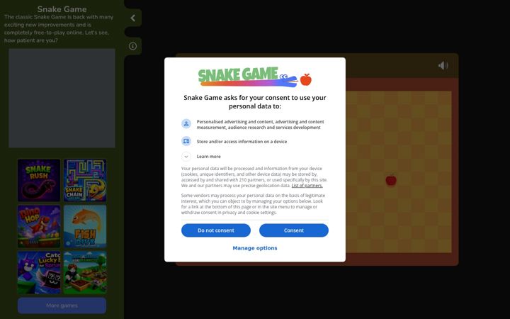 Screenshot of snake-game.io