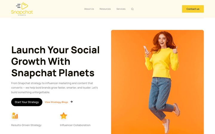 Screenshot of snapchatplanets.net