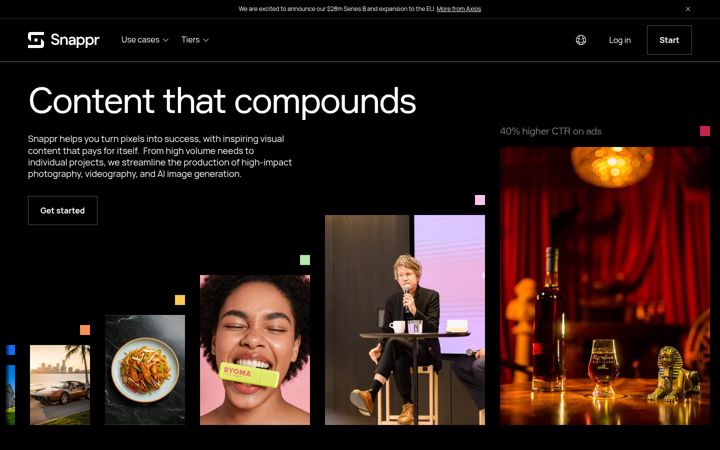 Screenshot of snappr.com
