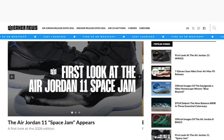 Ekrānuzņēmums no sneakernews.com