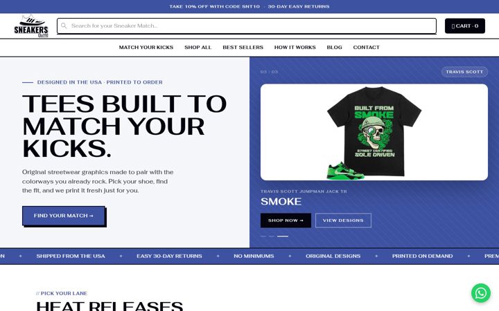 Screenshot of sneakersoutfit.com