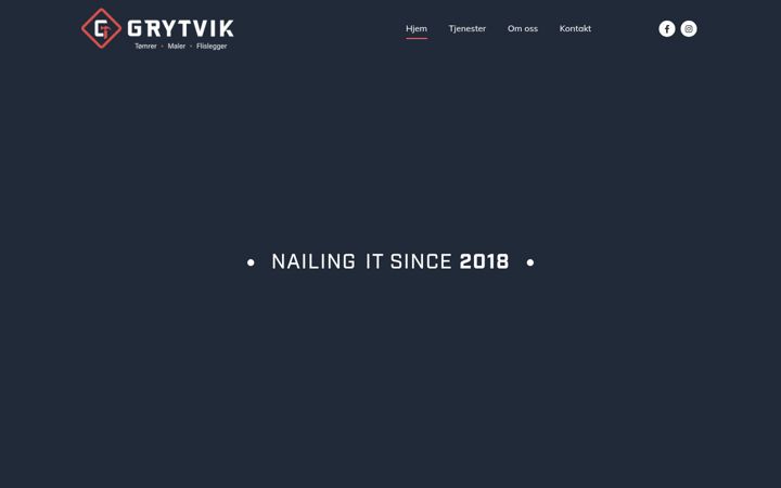 Screenshot of snekkergrytvik.no