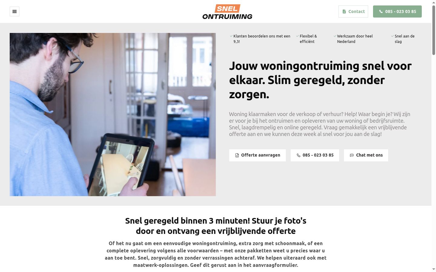 Screenshot des Einwilligungsbanners vor jeglicher Interaktion