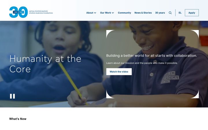 Screenshot of snf.org