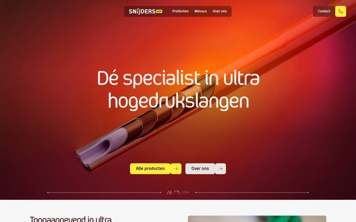 Captura de ecrã de snijdersuhp.nl