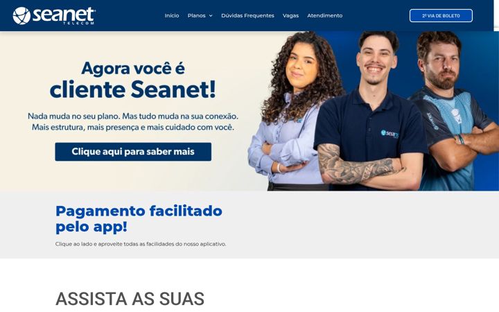 Screenshot von sninternet.com.br