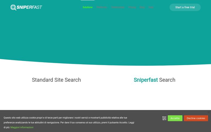 Screenshot of sniperfast.com