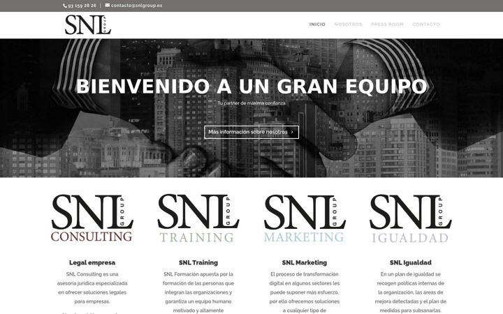 Screenshot of snlgroup.es