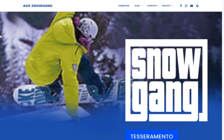 Zrzut ekranu snowgang.com