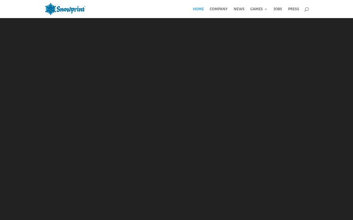 Screenshot di snowprintstudios.com