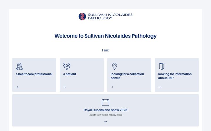 Screenshot of snp.com.au
