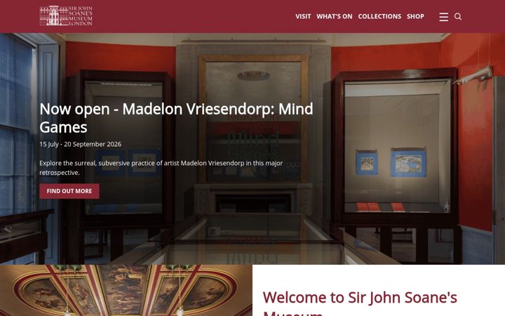 Screenshot of soane.org