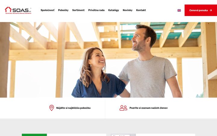 Screenshot of soas.sk