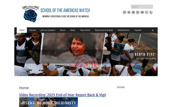 Screenshot of soaw.org
