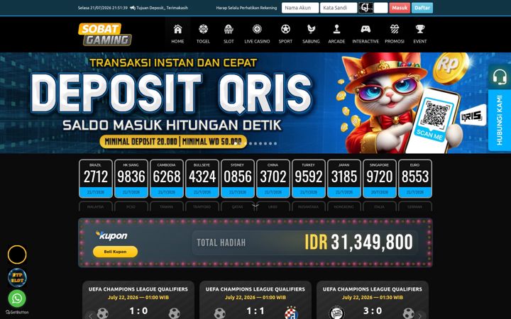 Screenshot of sobatgaminglah.com