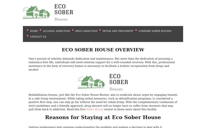 Screenshot of sober-home.org