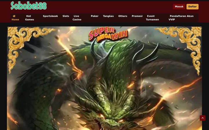 Screenshot ta' sobobet88.net