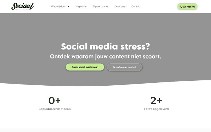 Screenshot of sociaal.tv